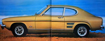 Ford Capri Modelprogram 1970 Carbrochure (9286)
